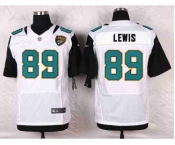 nike nfl jerseys jacksonville jaguars #89 lewis white[new Elite]