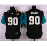 nike nfl jerseys jacksonville jaguars #90 branch black[Elite]