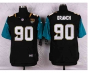 nike nfl jerseys jacksonville jaguars #90 branch black[Elite]
