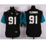 nike nfl jerseys jacksonville jaguars #91 clemons black[Elite]