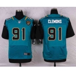 nike nfl jerseys jacksonville jaguars #91 clemons green[Elite]