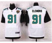 nike nfl jerseys jacksonville jaguars #91 clemons white[Elite]