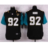 nike nfl jerseys jacksonville jaguars #92 hood black[Elite]