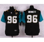 nike nfl jerseys jacksonville jaguars #96 bennett black[Elite]