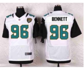 nike nfl jerseys jacksonville jaguars #96 bennett white[Elite]