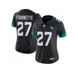 Women Nike Jacksonville Jaguars #27 Leonard Fournette Black Alternate Stitched NFL Vapor Untouchable Limited Jersey