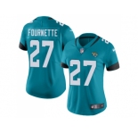 Women Nike Jacksonville Jaguars #27 Leonard Fournette Teal Green Team Color Stitched NFL Vapor Untouchable Limited Jersey
