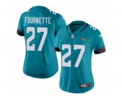 Women Nike Jacksonville Jaguars #27 Leonard Fournette Teal Green Team Color Stitched NFL Vapor Untouchable Limited Jersey