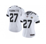 Women Nike Jacksonville Jaguars #27 Leonard Fournette White Stitched NFL Vapor Untouchable Limited Jersey