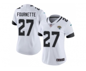 Women Nike Jacksonville Jaguars #27 Leonard Fournette White Stitched NFL Vapor Untouchable Limited Jersey