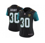 Women Nike Jacksonville Jaguars #30 Corey Grant Black Alternate Vapor Untouchable Limited Player NFL Jersey