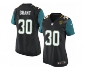 Women Nike Jacksonville Jaguars #30 Corey Grant Game Black Alternate NFL Jersey