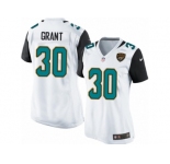 Women Nike Jacksonville Jaguars #30 Corey Grant Game White NFL Jersey
