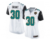 Women Nike Jacksonville Jaguars #30 Corey Grant Game White NFL Jersey