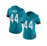Women Nike Jacksonville Jaguars #44 Myles Jack Teal Green Team Color Stitched NFL Vapor Untouchable Limited Jersey