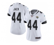 Women Nike Jacksonville Jaguars #44 Myles Jack White Stitched NFL Vapor Untouchable Limited Jersey