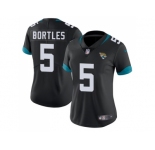 Women Nike Jacksonville Jaguars #5 Blake Bortles Black Alternate Stitched NFL Vapor Untouchable Limited Jersey