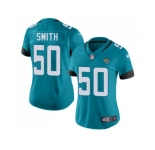 Women Nike Jacksonville Jaguars #50 Telvin Smith Teal Green Team Color Stitched NFL Vapor Untouchable Limited Jersey