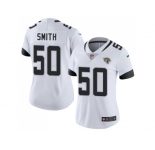 Women Nike Jacksonville Jaguars #50 Telvin Smith White Stitched NFL Vapor Untouchable Limited Jersey