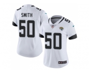 Women Nike Jacksonville Jaguars #50 Telvin Smith White Stitched NFL Vapor Untouchable Limited Jersey