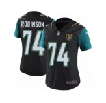 Women Nike Jacksonville Jaguars #74 Cam Robinson Black Alternate Vapor Untouchable Limited Player NFL Jersey