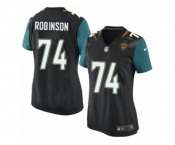 Women Nike Jacksonville Jaguars #74 Cam Robinson Game Black Alternate NFL Jersey