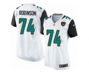Women Nike Jacksonville Jaguars #74 Cam Robinson Game White NFL Jersey