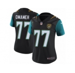 Women Nike Jacksonville Jaguars #77 Patrick Omameh Black Alternate Vapor Untouchable Limited Player NFL Jersey