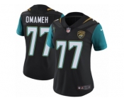 Women Nike Jacksonville Jaguars #77 Patrick Omameh Black Alternate Vapor Untouchable Limited Player NFL Jersey
