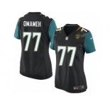 Women Nike Jacksonville Jaguars #77 Patrick Omameh Game Black Alternate NFL Jersey