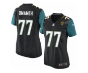 Women Nike Jacksonville Jaguars #77 Patrick Omameh Game Black Alternate NFL Jersey