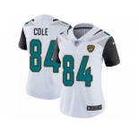 Women Nike Jacksonville Jaguars #84 Keelan Cole White Vapor Untouchable Limited Player NFL Jersey