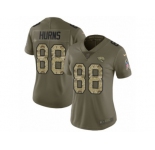 Women Nike Jacksonville Jaguars #88 Allen Hurns Limited Olive Camo 2017 Salute to Service NFL Jersey