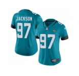 Women Nike Jacksonville Jaguars #97 Malik Jackson Teal Green Team Color Stitched NFL Vapor Untouchable Limited Jersey