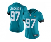 Women Nike Jacksonville Jaguars #97 Malik Jackson Teal Green Team Color Stitched NFL Vapor Untouchable Limited Jersey