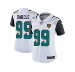 Women Nike Jacksonville Jaguars #99 Marcell Dareus White Vapor Untouchable Limited Player NFL Jersey