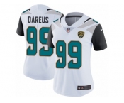 Women Nike Jacksonville Jaguars #99 Marcell Dareus White Vapor Untouchable Limited Player NFL Jersey