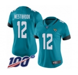 Women's Jacksonville Jaguars #12 Dede Westbrook Teal Green Alternate Vapor Untouchable Limited Player 100th Season Football Jersey