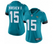 Women's Jacksonville Jaguars #15 Gardner Minshew II Teal Green Alternate Vapor Untouchable Limited Player Football Jersey