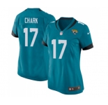 Women's Jacksonville Jaguars #17 DJ Chark Game Black Alternate Football Jersey