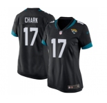Women's Jacksonville Jaguars #17 DJ Chark Game Teal Green Team Color Football Jersey