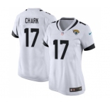 Women's Jacksonville Jaguars #17 DJ Chark Game White Football Jersey