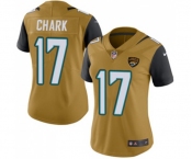 Women's Jacksonville Jaguars #17 DJ Chark Limited Gold Rush Vapor Untouchable Football Jersey