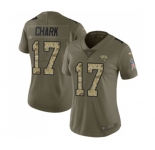 Women's Jacksonville Jaguars #17 DJ Chark Limited Olive Camo 2017 Salute to Service Football Jersey