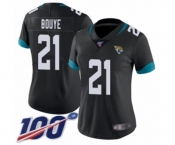 Women's Jacksonville Jaguars #21 A.J. Bouye Black Team Color Vapor Untouchable Limited Player 100th Season Football Jersey