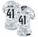 Women's Jacksonville Jaguars #41 Josh Hines-Allen 2024 F.U.S.E Arctic Camo Salute To Service Limited Stitched Football Jersey