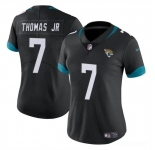 Women's Jacksonville Jaguars #7 Brian Thomas Jr Black 2024 Draft Vapor Stitched Jersey