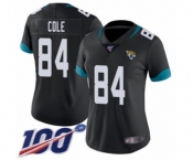 Women's Jacksonville Jaguars #84 Keelan Cole Black Team Color Vapor Untouchable Limited Player 100th Season Football Jersey