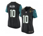 Women's Nike Jacksonville Jaguars #10 Brandon Allen Game Black Alternate NFL Jersey