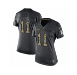 Women's Nike Jacksonville Jaguars #11 Marqise Lee Limited Black 2016 Salute to Service NFL Jersey